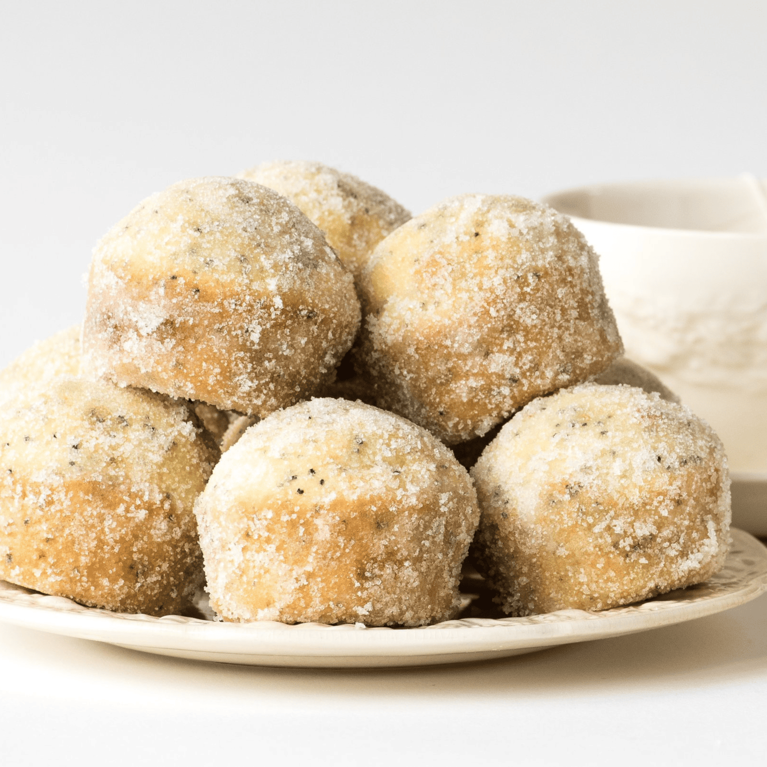 Lemon Poppyseed Doughnut Muffins Bisousweet Confections