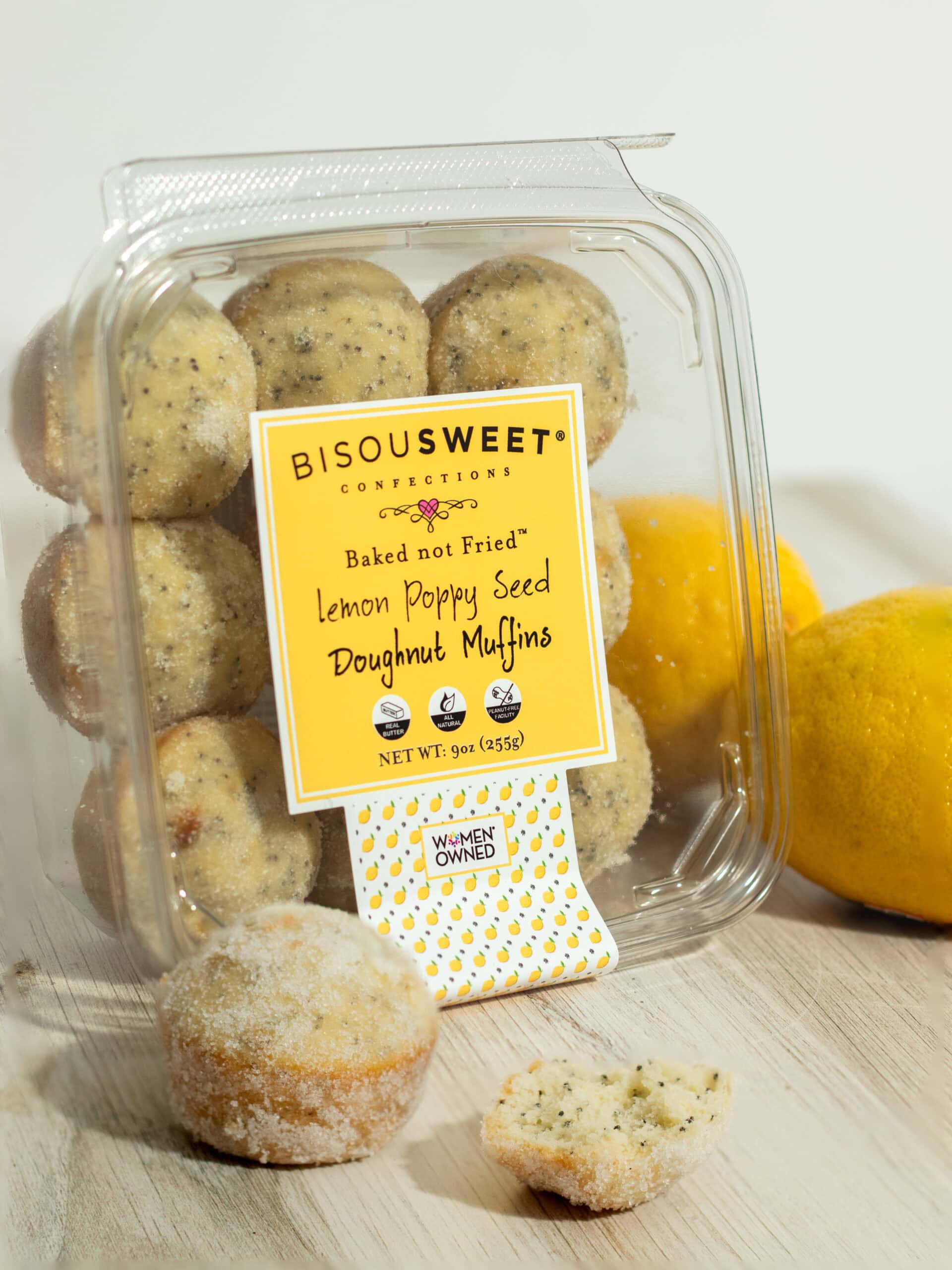 Lemon Poppyseed Doughnut Muffins